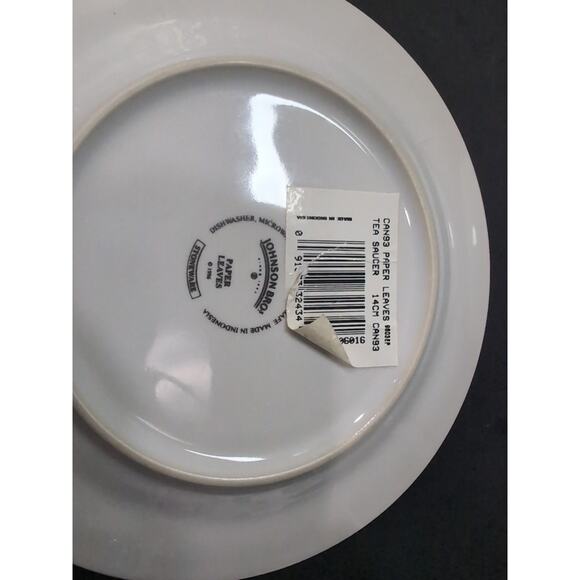 Johnson Brothers Stoneware, 3‎ Pc Place Setting, Paper Leaves Collection, Dinner - Picture 5 of 10